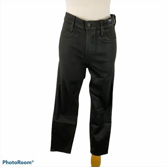 NWT ABERCROMBIE Simone Green High-Rise Ankle‎ Jeans - Picture 14 of 14